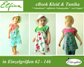 ebook ELFINA girl summer dress tunic sewing pattern pixie fay elf