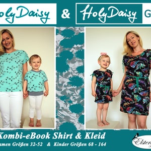 Kombi-eBook HolyDaisy Mutter Tochter Kleid Shirt Bild 1