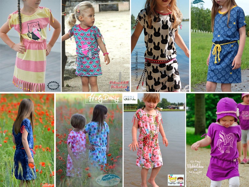 eBook HolyDaisy GIRL sewing pattern girls dress image 2