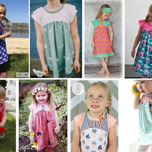 ebook ELFINA girl summer dress tunic sewing pattern pixie fay elf image 4