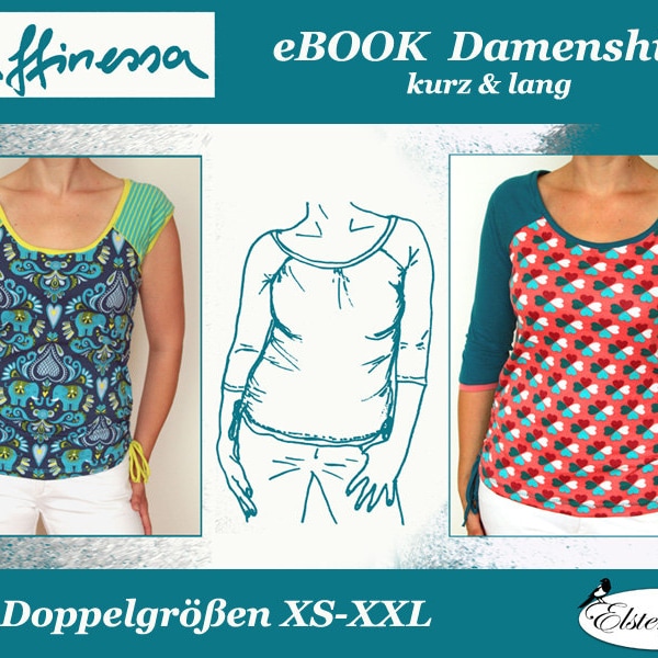 ebook RAFFINESSA sewing pattern Raglan Shirt for Women