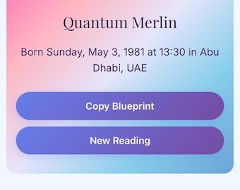 Personalized Soul Blueprint Birth Chart Reading | 80+ Astrology Numerology Chinese Zodiac Readings | Custom Gift