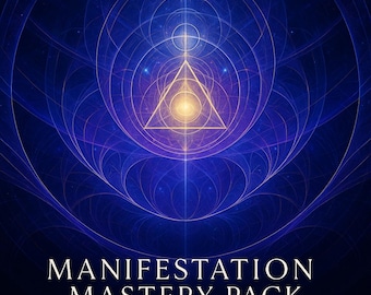 Manifestation Mastery Triple Frequency Pack - Manifestation Mastery Pack | 194Hz 528Hz 888Hz | Abundance Frequency | Digital Download