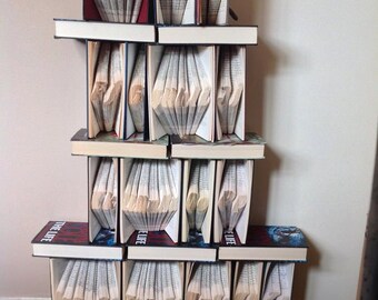 Book folding art pattern for a FULL midi sized Alphabet / Extras / Numbers