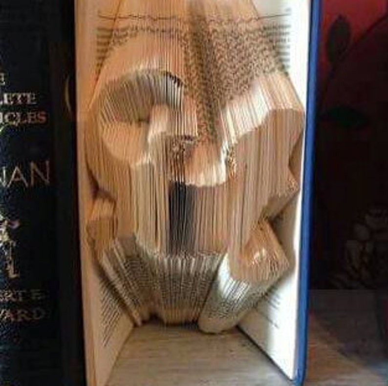 Book Folding Art Pattern for a Bearded Dragon - Etsy Canada
