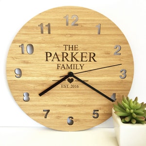 The Family Bamboo Clock