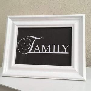 Family sign, printable, instant download, home decor, family wall art, wall decor, family printable, housewarming gift, printable wall decor