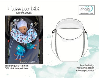 PDF pattern / baby cover (removable bottom)