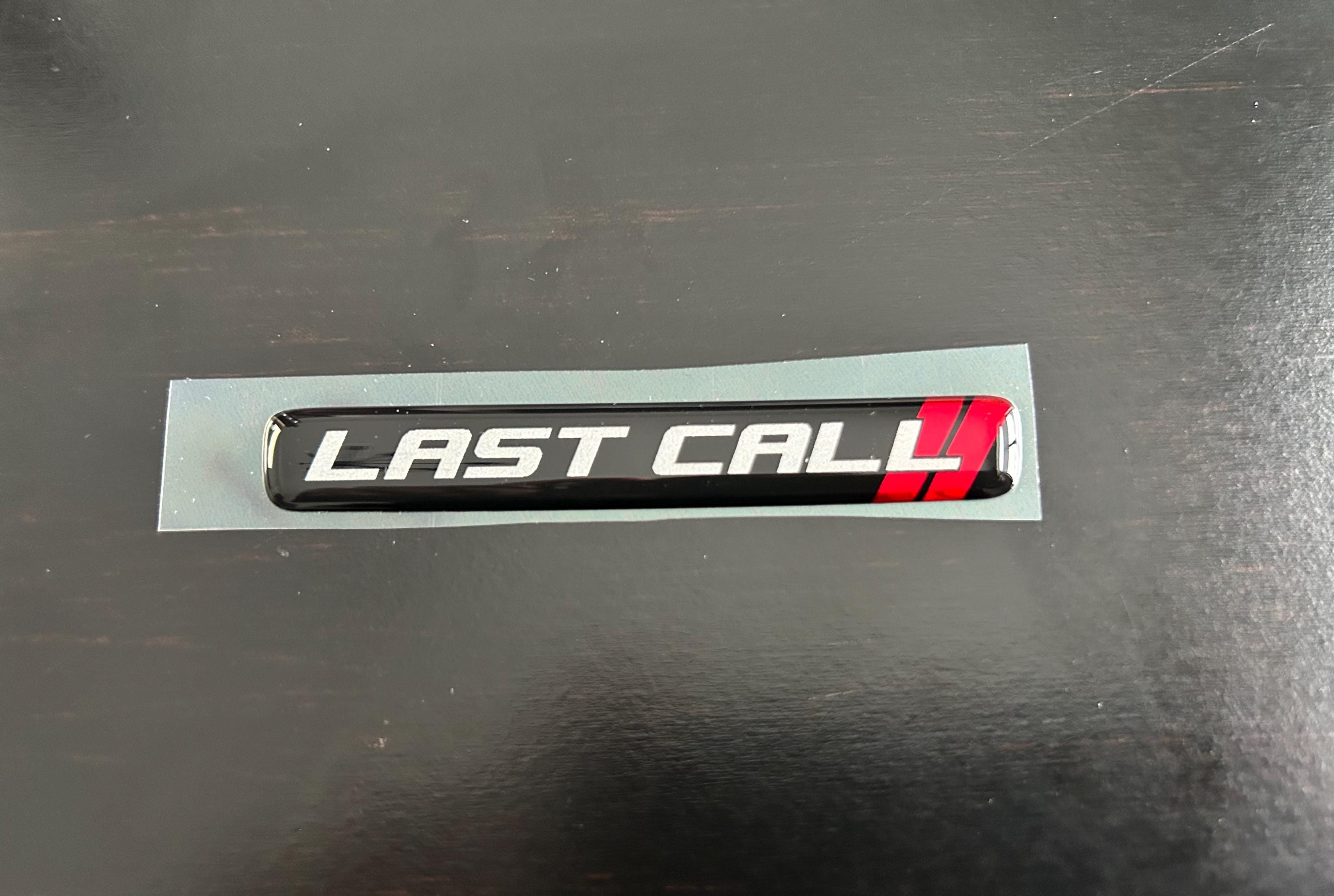 For 2015-2023 Challenger&frasl;Charger Last Call steering wheel badge
