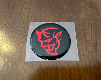 For Challenger DEMON Fuel Door BADGE