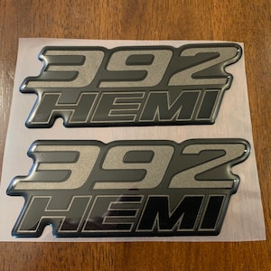 392 HEMI Fender Badges (pair) for Challenger/charger/durango/ram/grand ...