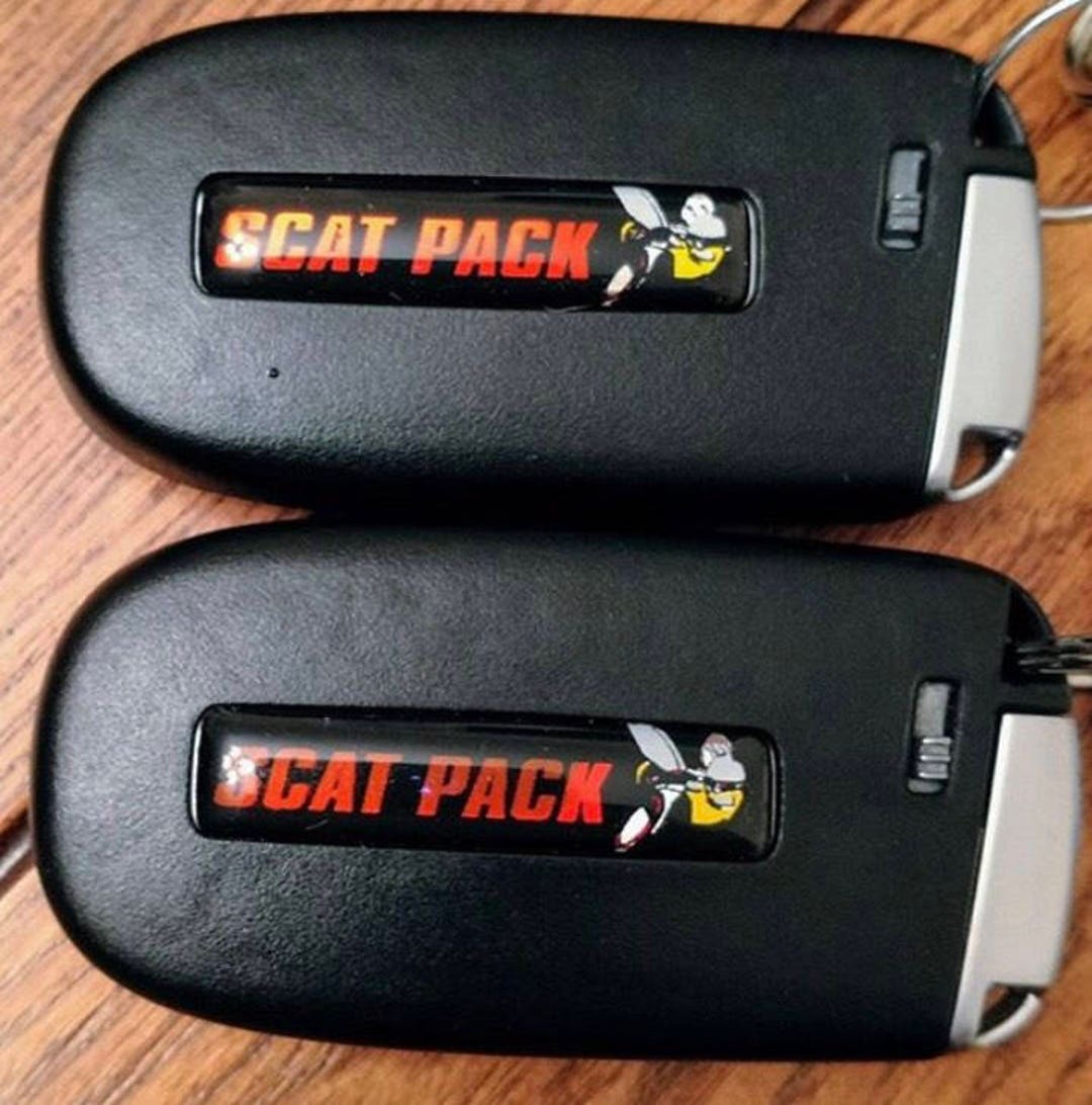 Scat Pack Challenger/charger Key Fob Badges in Red set of 2 - Etsy