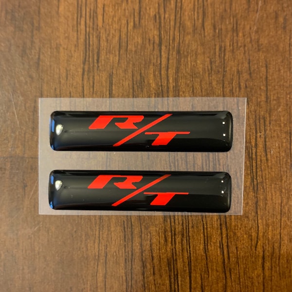 Custom Rt Red Key Dodge Rt Badge - Etsy