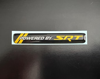 Para la insignia del volante del Challenger/Charger en AMARILLO (con tecnología SRT)