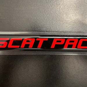 For Scat Pack Challenger/Charger Badge For Spoiler, Trunk, Front Fenders, Grille