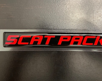 For Scat Pack Challenger/Charger Badge For Spoiler, Trunk, Front Fenders, Grille