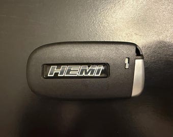 Llavero negro para Dodge Challenger/Charger/Durango HEMI 2015-2023 (solo carcasa)