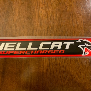 For Hellcat Supercharged badge for Challenger/Charger/Durango