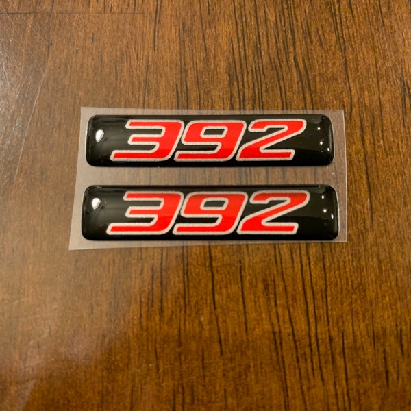 For 392 Challenger/Charger keyfob badges in Red (set of 2)