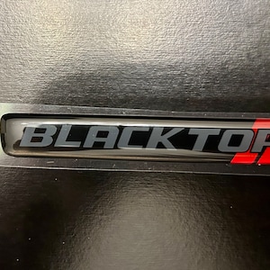 For 2015-Present Challenger/Charger/Durango Blacktop steering wheel badge