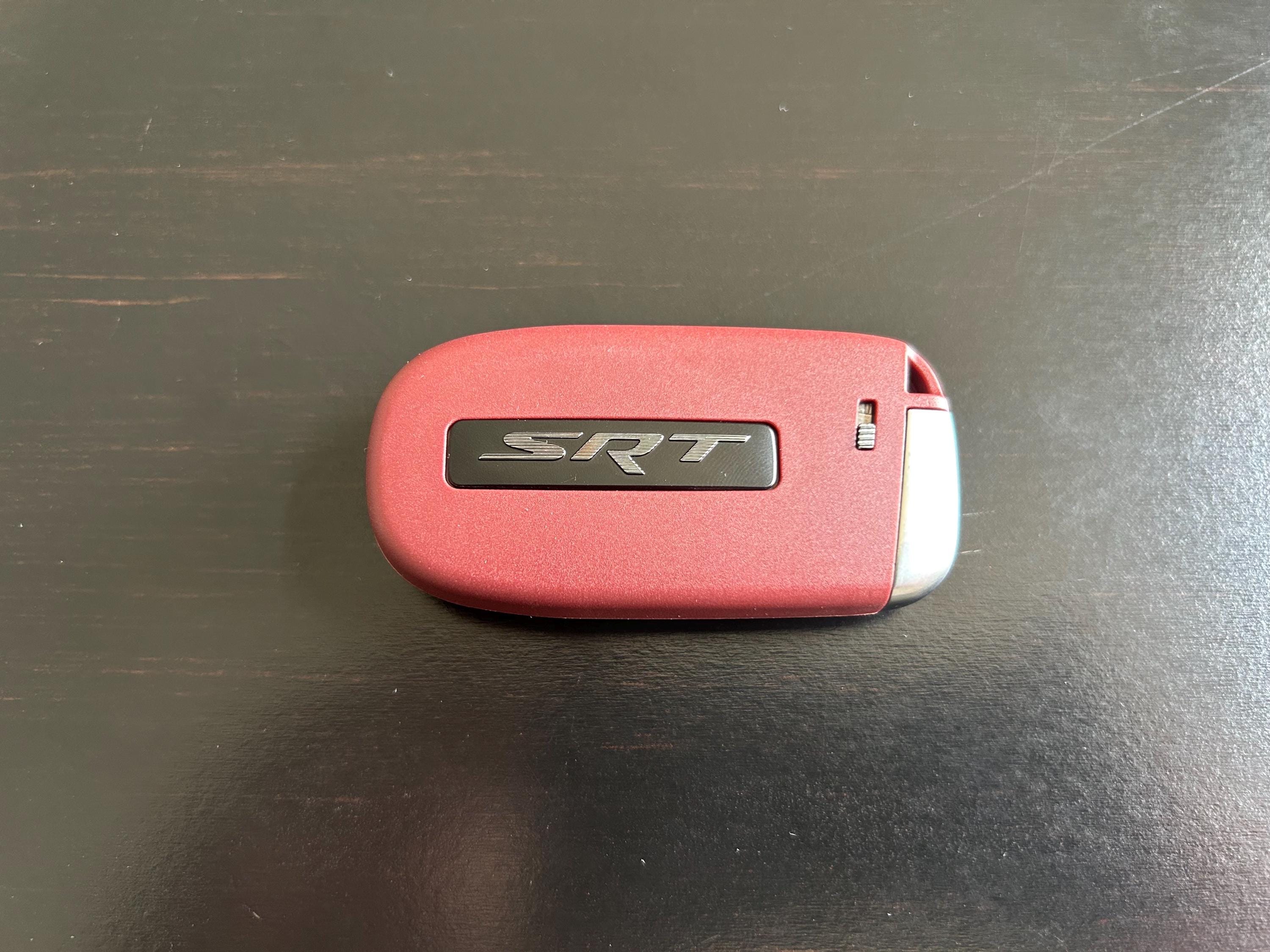 Blue SRT Key Fob Shell – Replacement Case For Dodge, Jeep, Chrysler (Scat Pack Style)