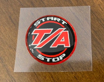 For 2015-2023 Challenger T/A push button badge. Will fit for Challenger/Charger/Durango/300/Grand Cherokee