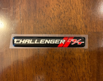 For 2015-2023 Challenger R/T steering wheel badge in Red