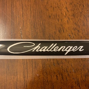 For 2015-2023 Challenger steering wheel badge