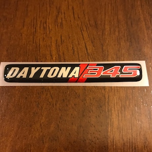 For Charger Daytona 345 steering wheel badge
