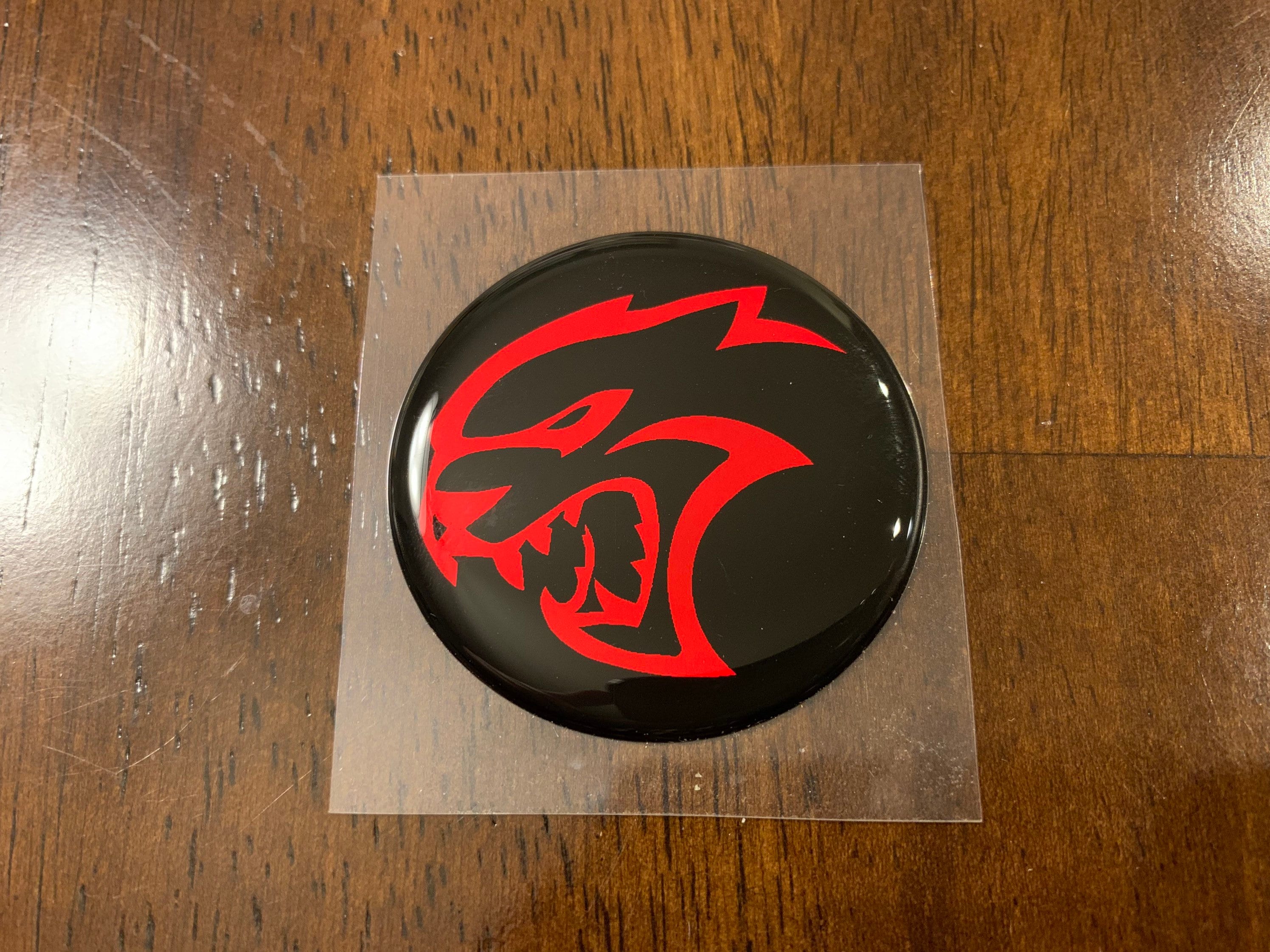 Hellcat Challenger Fuel Door Badge In RED Etsy