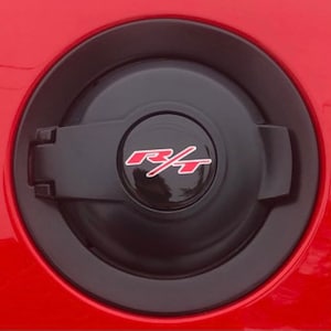 For Challenger R/T Fuel Door Badge in Red