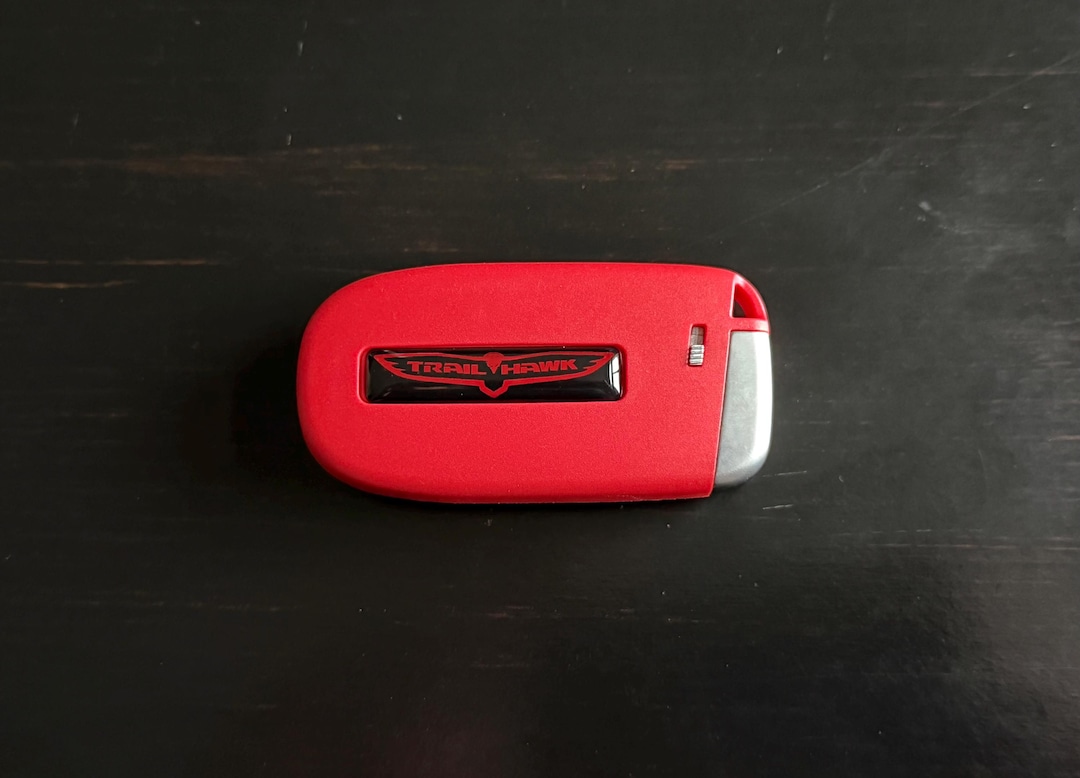 Program Trailhawk Key For Trailhawk Grand Cherokee Red Key Fob (shell Only) - Etsy