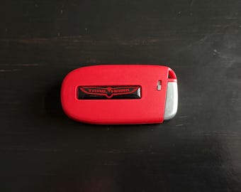 Llavero rojo para Trailhawk Grand Cherokee (solo carcasa)