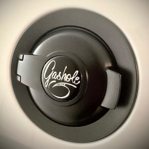 For Challenger “GASHOLE” Fuel Door Badge