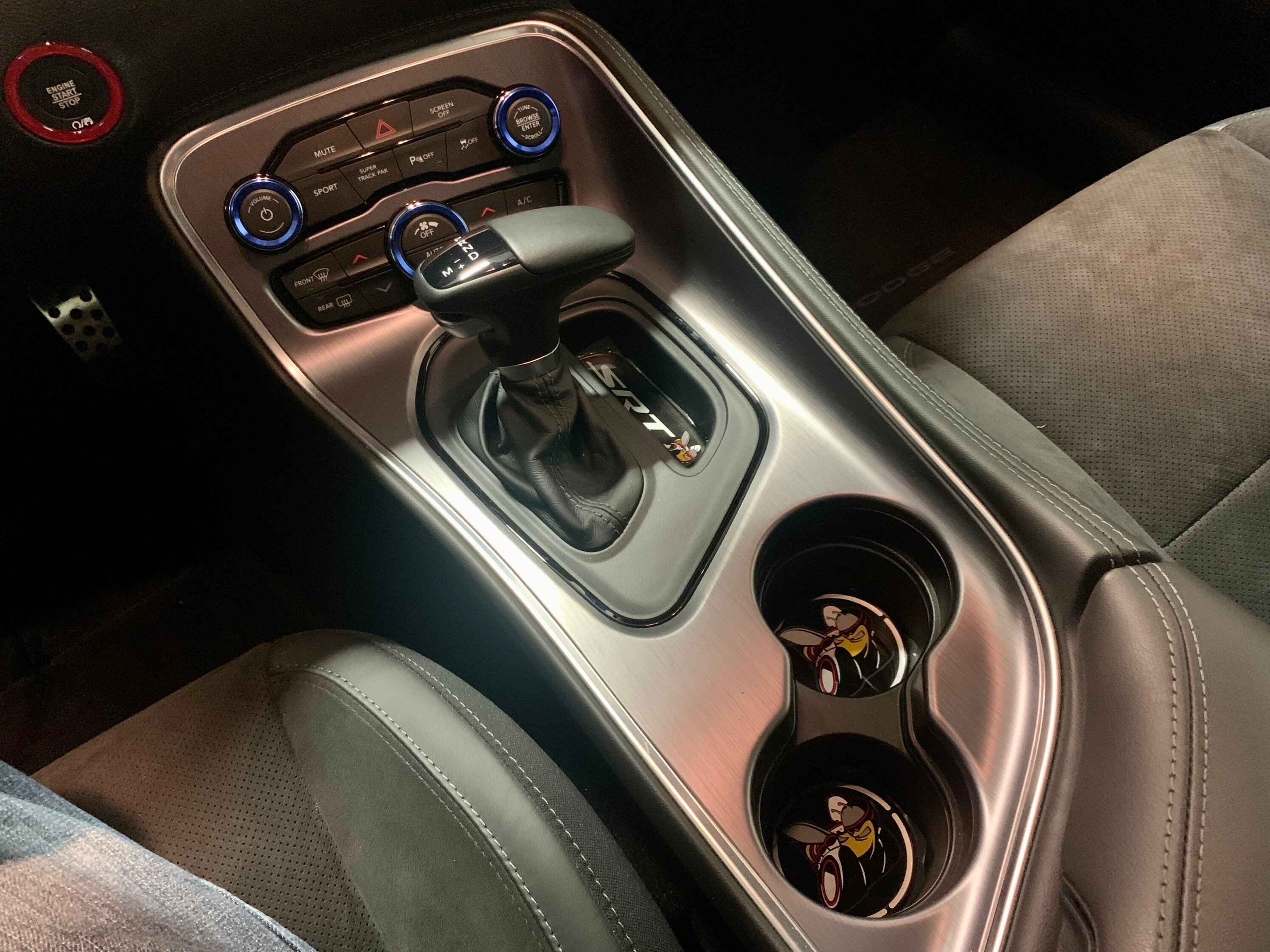 challenger !灰皿、小物入れ！ For Scat Pack Challenger Interior Cup Holder (set of 2) and