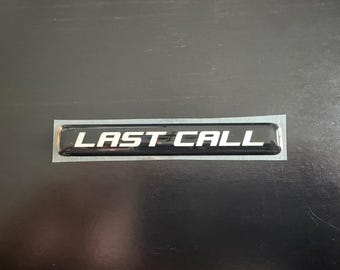 Insignia lateral del PASAJERO Last Call para Charger 2015-2023 SIN franjas Dodge