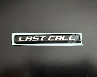 Insignia lateral del PASAJERO Last Call para Charger 2015-2023 con franjas grises de Dodge