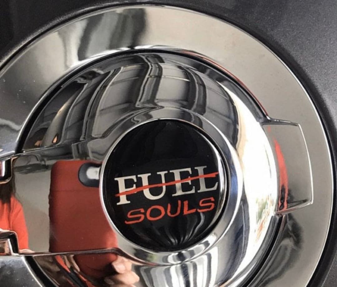 For Challenger Fuel Door Badge (fuel/souls) in Sublime Green - Etsy