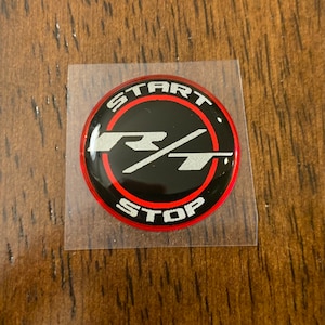 For Dodge Challenger/Charger/Durango R/T push start button badge