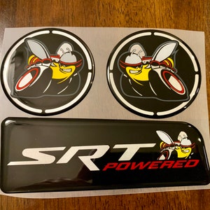 For Scat Pack Charger Interior Cup Holder (set of 2) and Coin Holder Badges