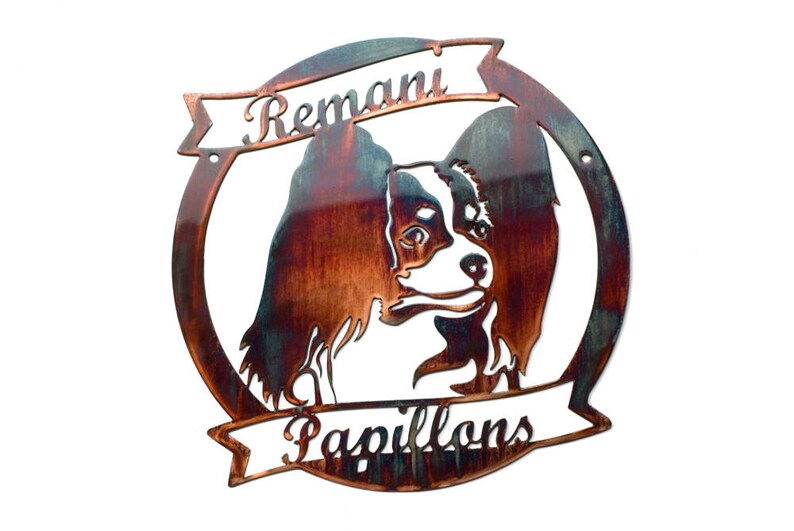 Papillon Dog Welcome Sign CAN BE CUSTOMIZED!