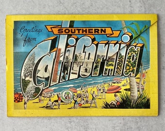 Vintage Southern California Souvenir Booklet; 1940s California