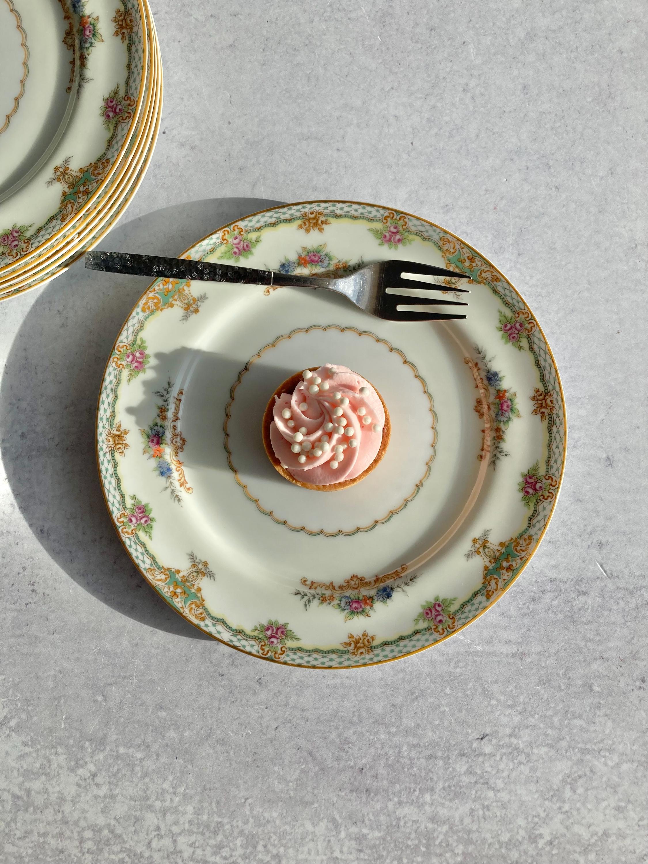 Vintage Narumi Princess Bone China Plates (set of 6), Made in