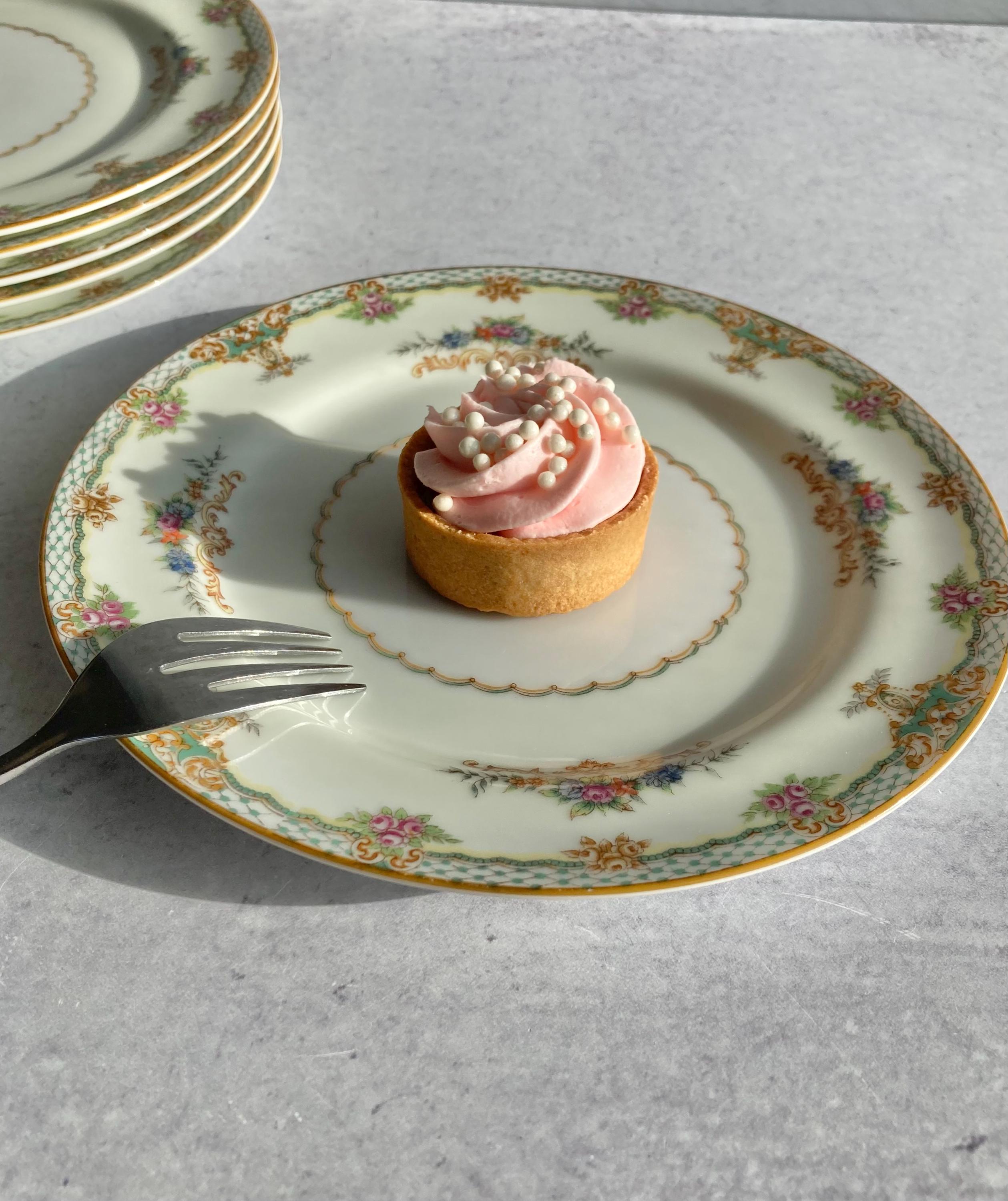 Vintage Narumi Princess Bone China Plates (set of 6), Made in