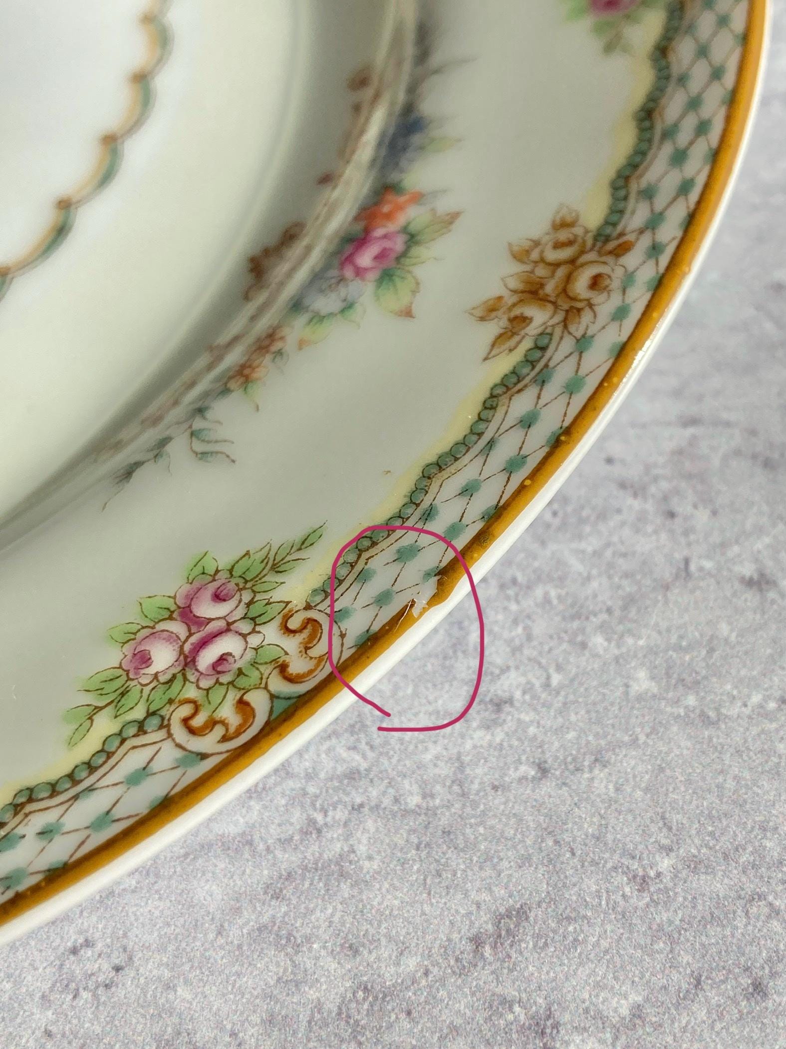 Vintage Narumi Princess Bone China Plates (set of 6), Made in