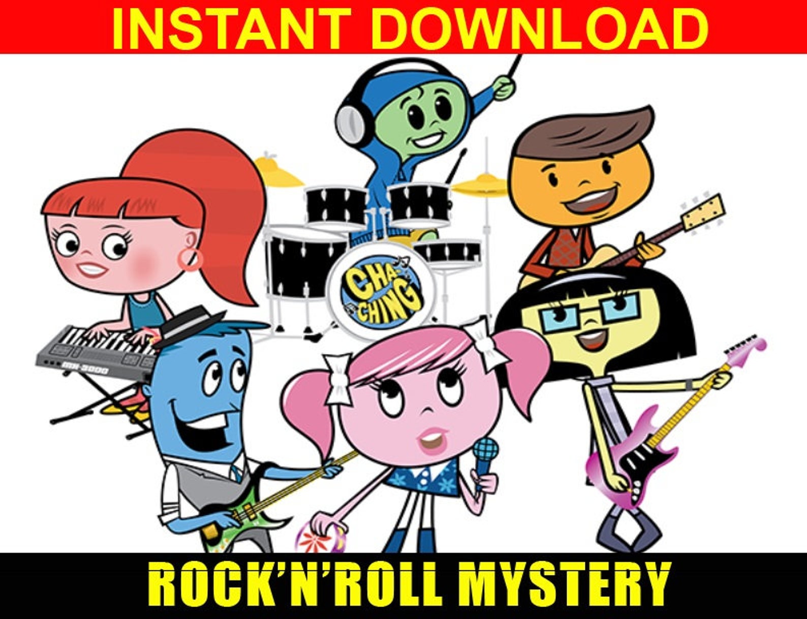Rocknroll Mystery Party Game Kids Party Game Teacher Resource Kids
