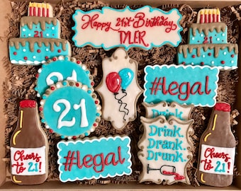 Birthday Cookie Etsy