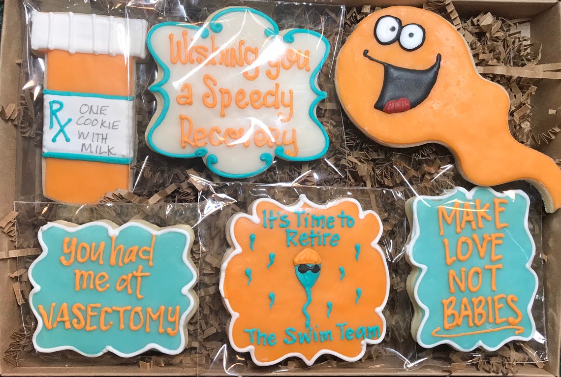 VASECTOMY Get Well Cookie Gift Box Etsy