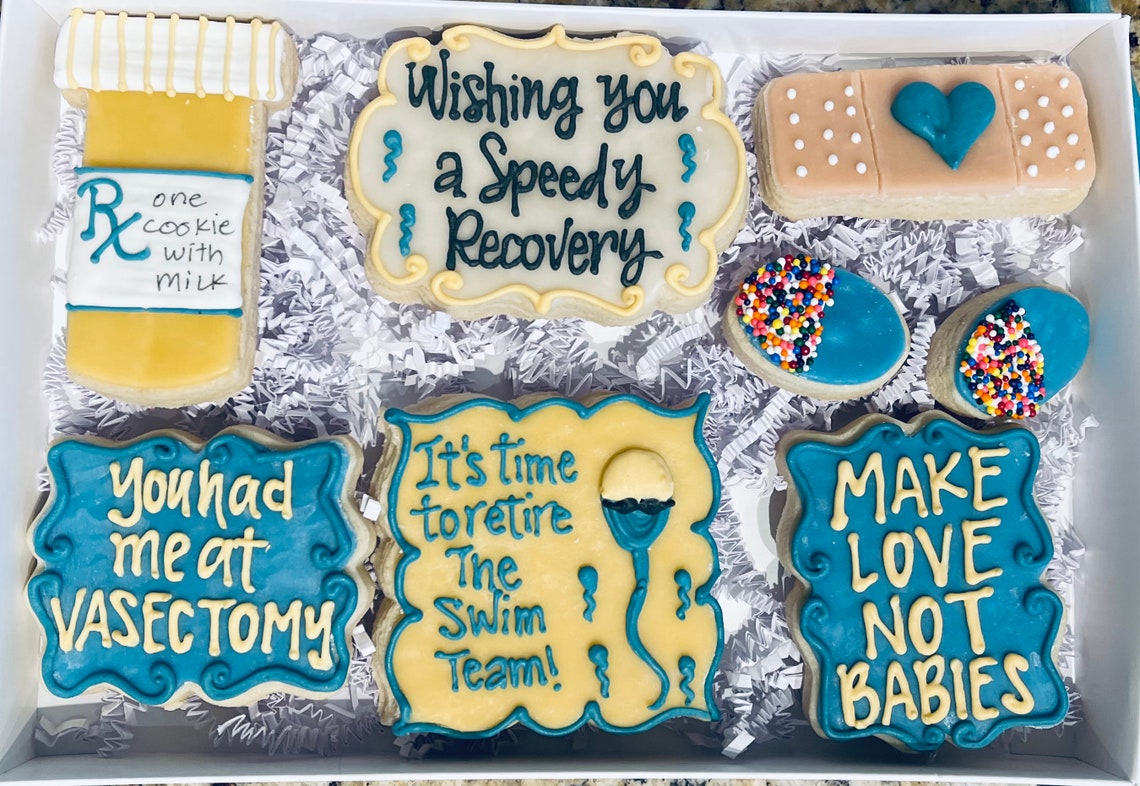 VASECTOMY Get Well Cookie Gift Box Etsy