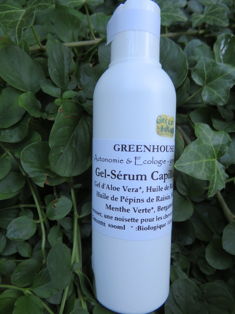 Hair Gel Serum With Aloe Vera Etsy